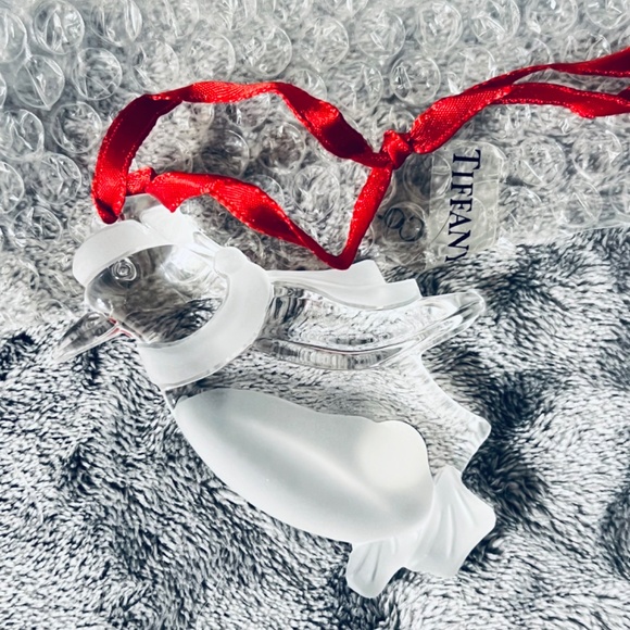 Tiffany Crystal Penguin Ornament - Picture 3 of 4